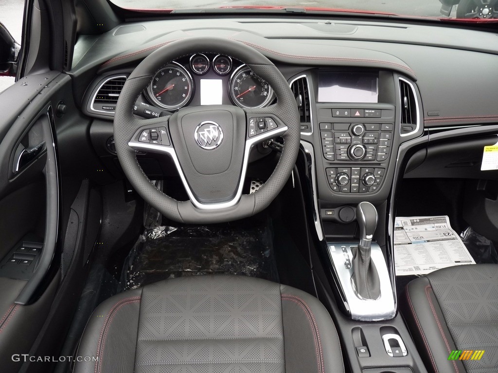 2017 Buick Cascada Sport Touring Jet Black Dashboard Photo #119723917