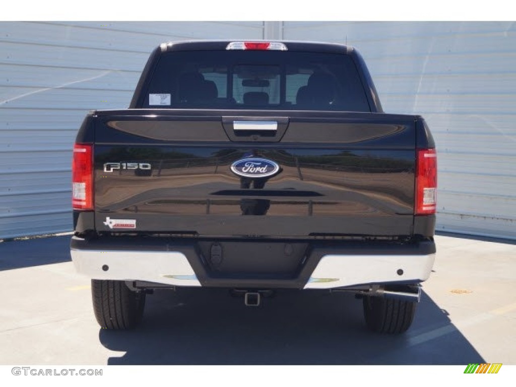 2017 F150 XLT SuperCrew - Shadow Black / Earth Gray photo #5