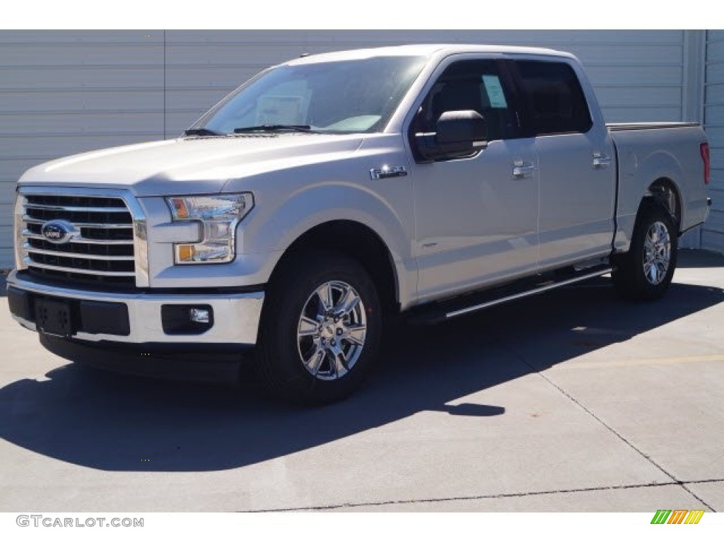 2017 F150 XLT SuperCrew - Ingot Silver / Earth Gray photo #3