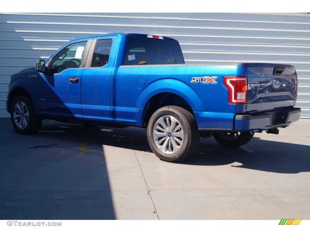 2017 F150 XL SuperCab - Lightning Blue / Black photo #4