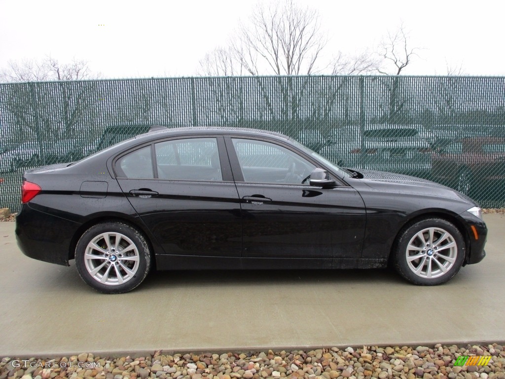 2017 3 Series 320i xDrive Sedan - Jet Black / Black photo #2