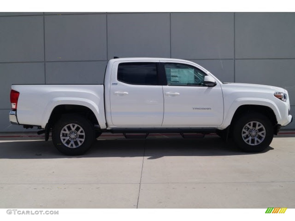 Super White 2017 Toyota Tacoma SR5 Double Cab Exterior Photo #119725417