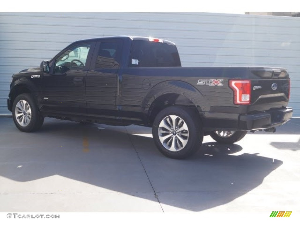 2017 F150 XL SuperCab - Shadow Black / Black photo #4
