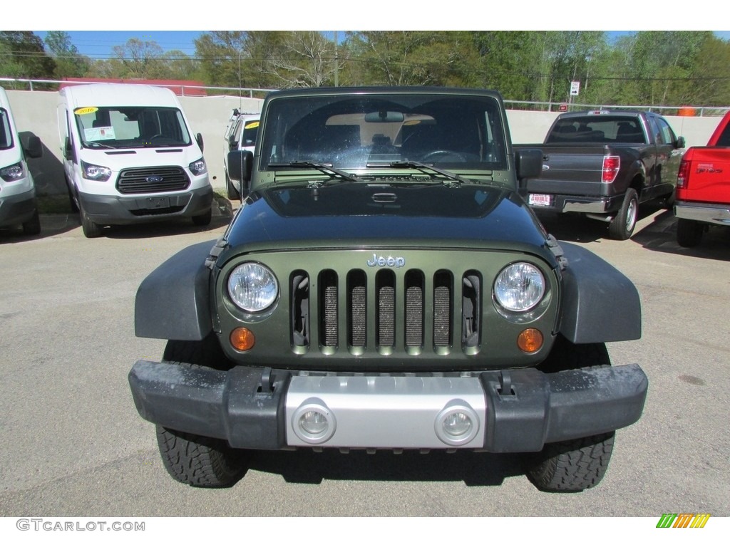2007 Wrangler X 4x4 - Jeep Green Metallic / Dark Slate Gray/Medium Slate Gray photo #2
