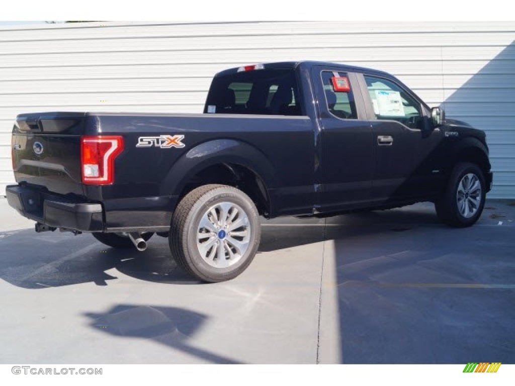 2017 F150 XL SuperCab - Shadow Black / Black photo #6