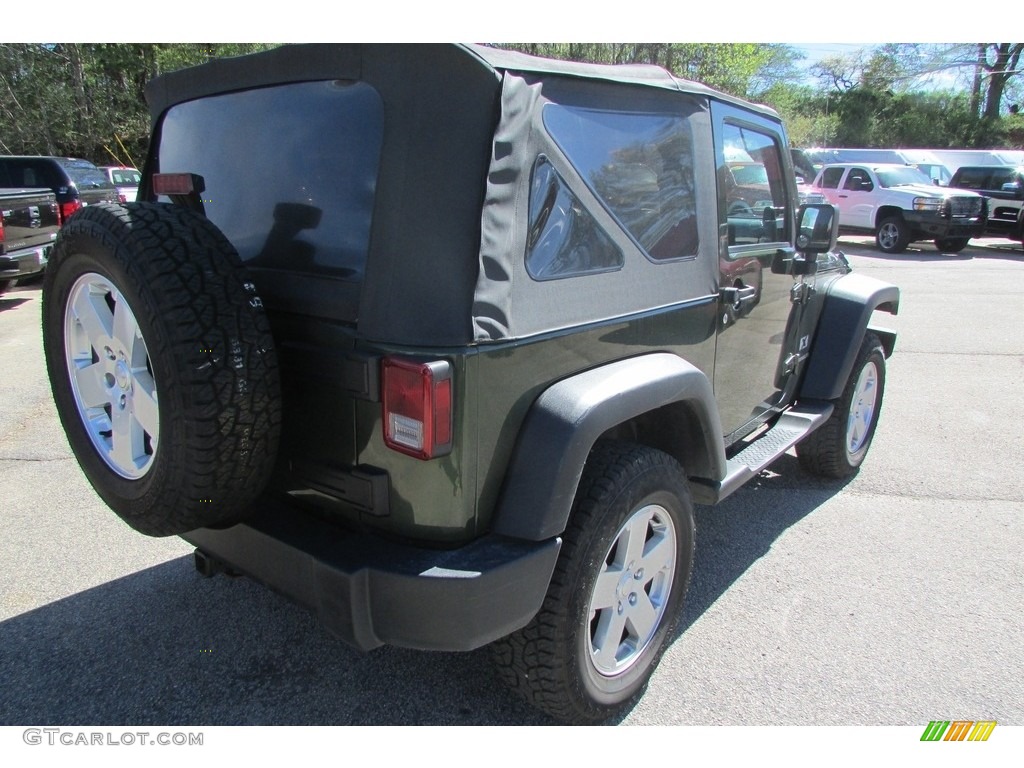 2007 Wrangler X 4x4 - Jeep Green Metallic / Dark Slate Gray/Medium Slate Gray photo #5