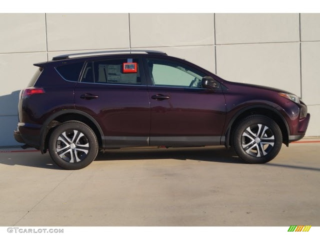 2017 RAV4 LE - Black Current Metallic / Black photo #2