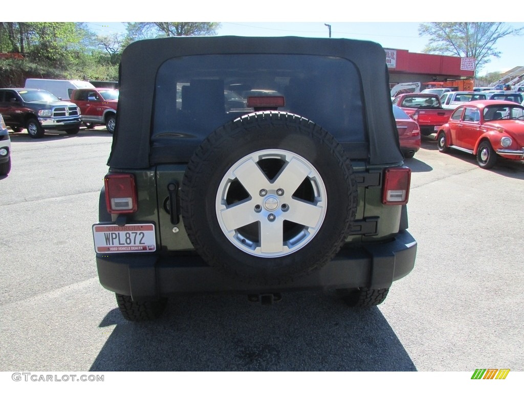 2007 Wrangler X 4x4 - Jeep Green Metallic / Dark Slate Gray/Medium Slate Gray photo #6