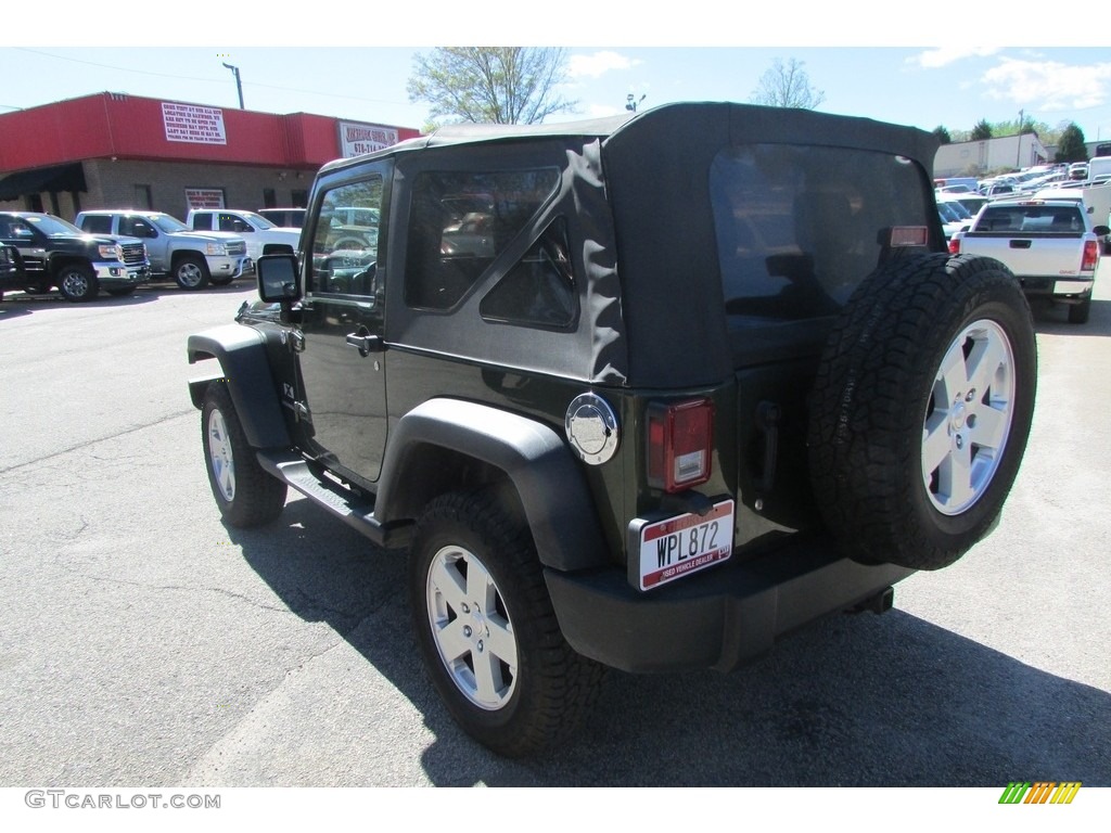 2007 Wrangler X 4x4 - Jeep Green Metallic / Dark Slate Gray/Medium Slate Gray photo #7