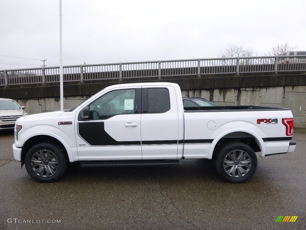 2017 F150 XLT SuperCab 4x4 - Oxford White / Black Special Edition Package photo #5