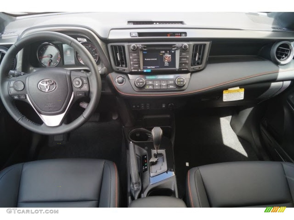 2017 Toyota RAV4 SE Black Dashboard Photo #119726421