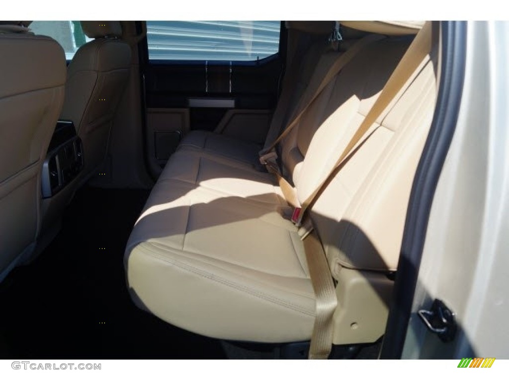 2017 F150 Lariat SuperCrew 4X4 - White Gold / Light Camel photo #10