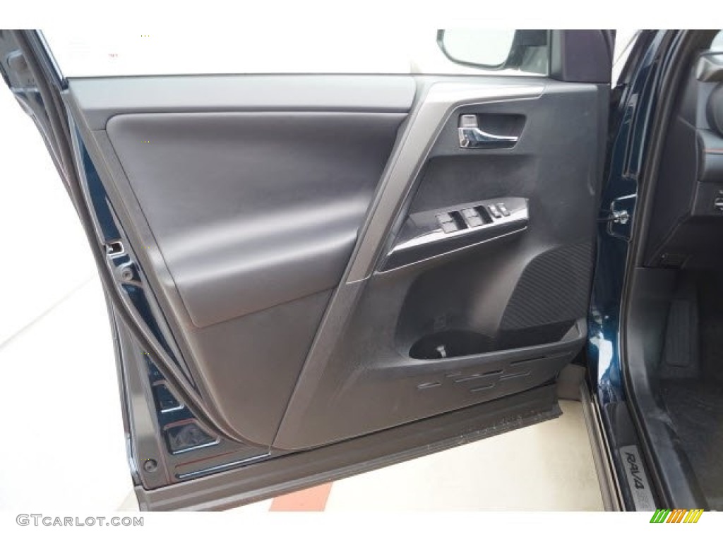 2017 Toyota RAV4 SE Black Door Panel Photo #119727040