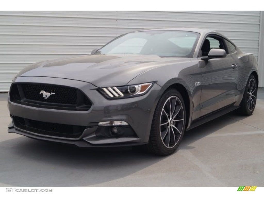 2017 Mustang GT Coupe - Magnetic / Ebony photo #3