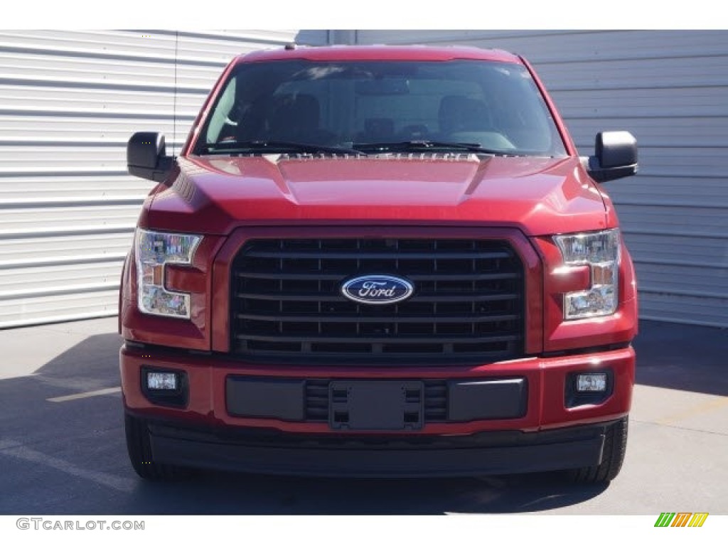 2017 F150 XLT SuperCrew - Ruby Red / Black photo #2