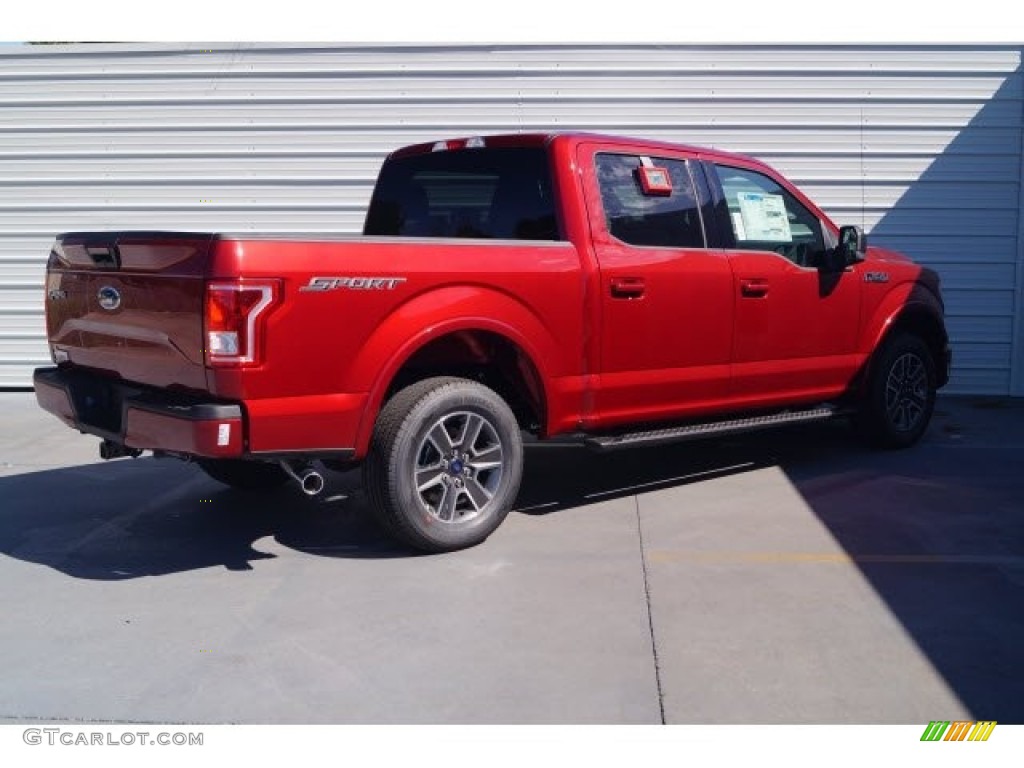 2017 F150 XLT SuperCrew - Ruby Red / Black photo #6