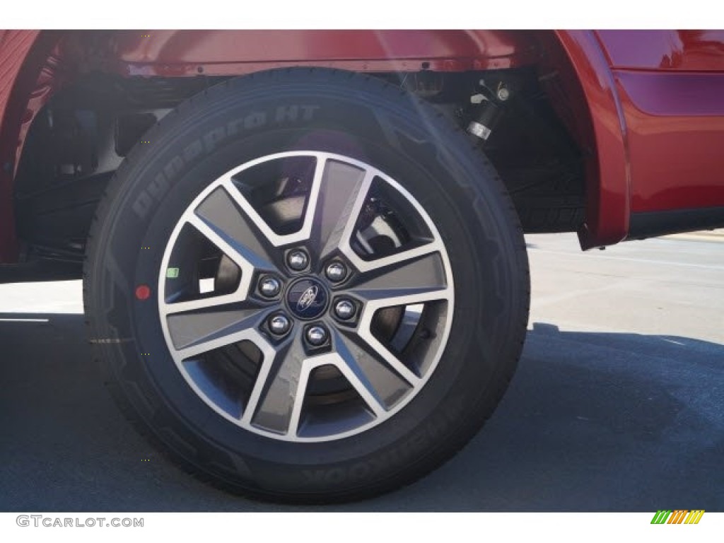 2017 F150 XLT SuperCrew - Ruby Red / Black photo #9