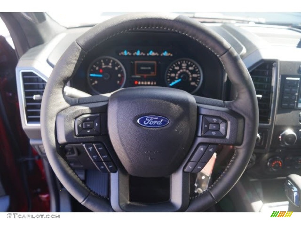2017 F150 XLT SuperCrew - Ruby Red / Black photo #12