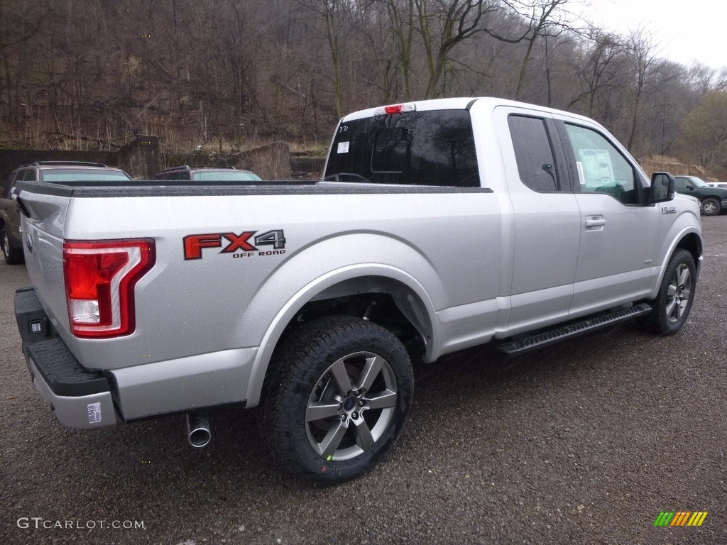 2017 F150 XLT SuperCab 4x4 - Ingot Silver / Black photo #2