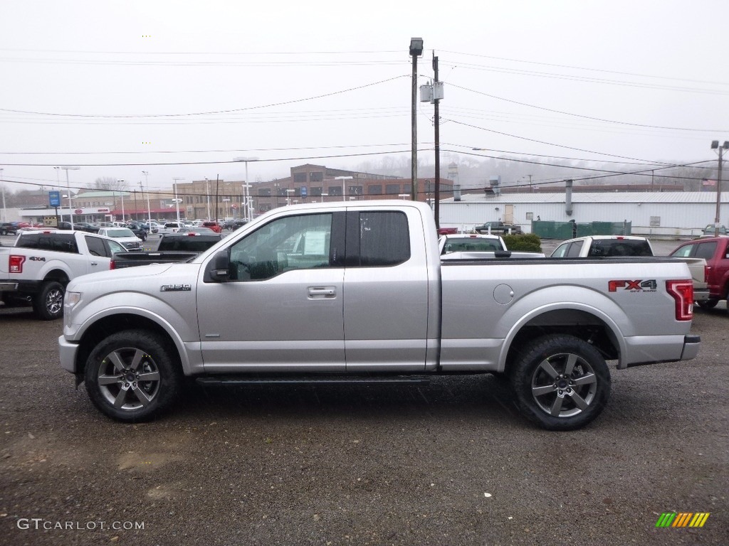 2017 F150 XLT SuperCab 4x4 - Ingot Silver / Black photo #5