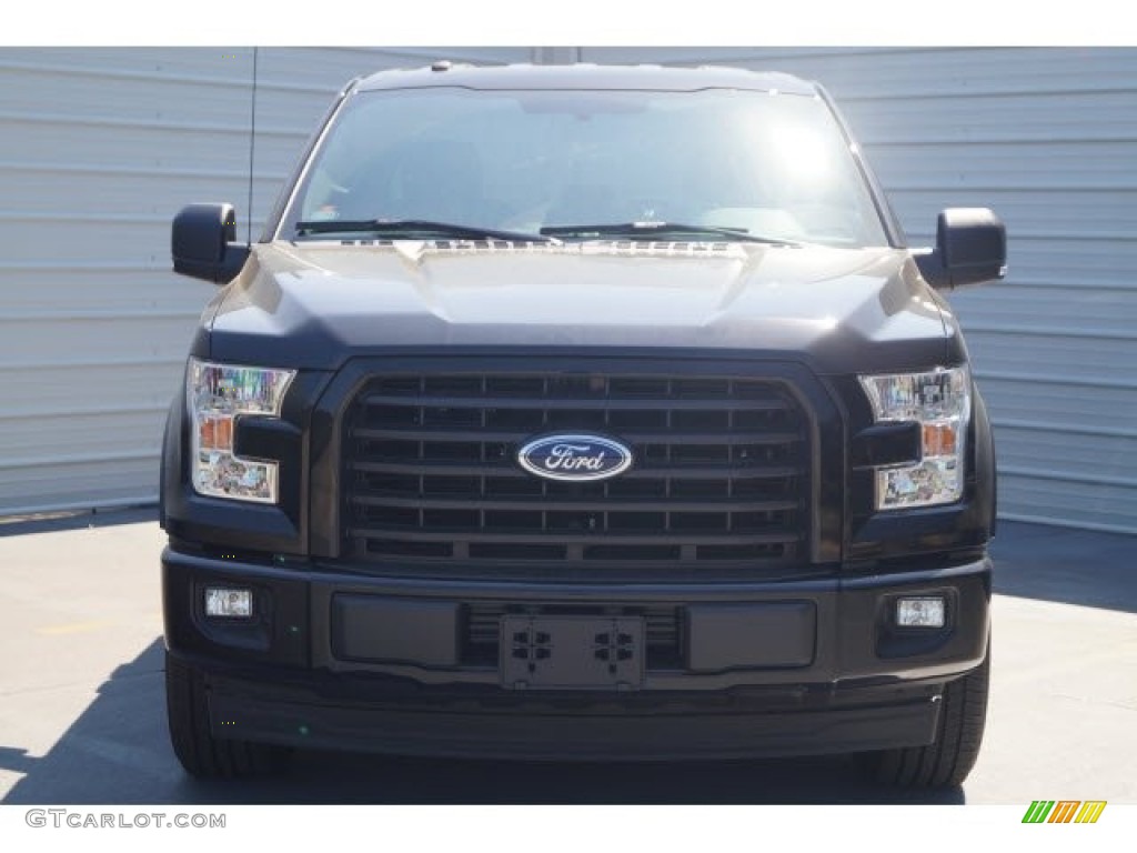2017 F150 XLT SuperCab - Shadow Black / Black photo #2