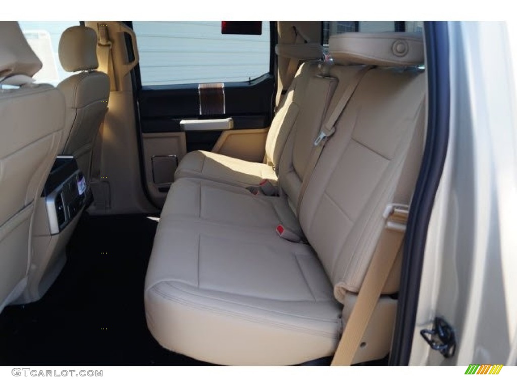 2017 F150 Lariat SuperCrew 4X4 - White Gold / Light Camel photo #10