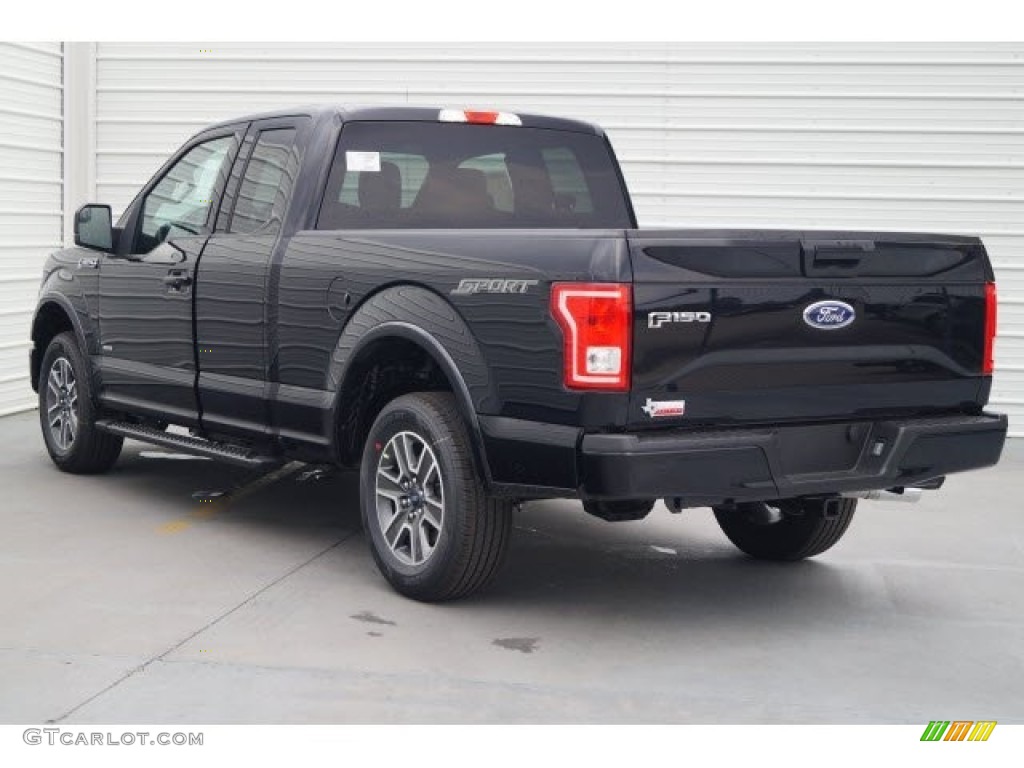 2017 F150 XLT SuperCab - Shadow Black / Black photo #4