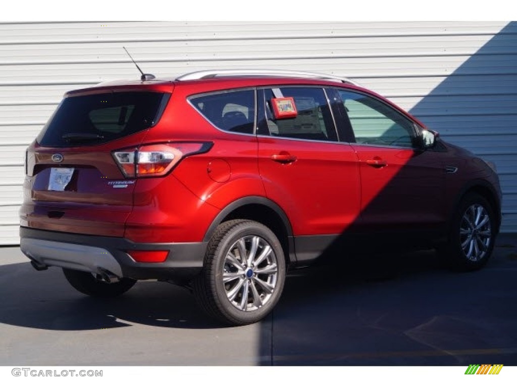 2017 Escape Titanium - Ruby Red / Charcoal Black photo #6