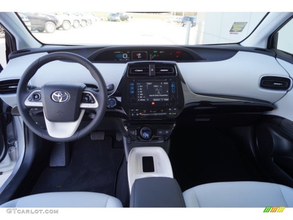 2017 Toyota Prius Prius Four Touring Moonstone Gray Dashboard Photo #119728658