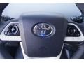 2017 Toyota Prius Moonstone Gray Interior Steering Wheel Photo