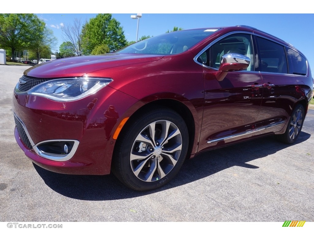 2017 Pacifica Limited - Velvet Red Pearl / Black/Alloy photo #1