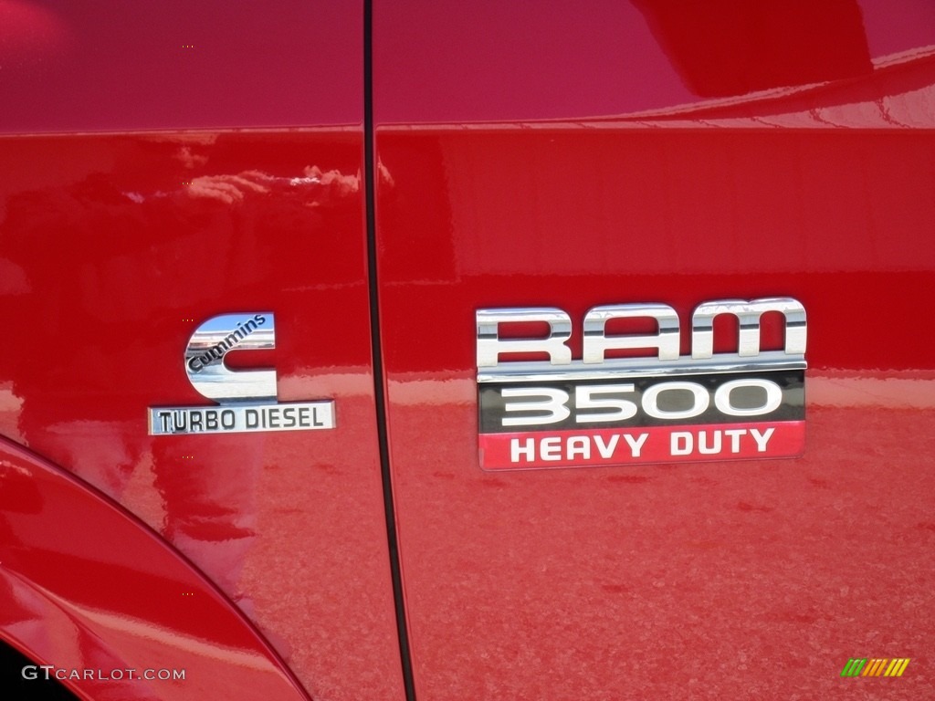 2011 Ram 3500 HD Big Horn Crew Cab 4x4 Dually - Flame Red / Dark Slate Gray/Medium Graystone photo #19