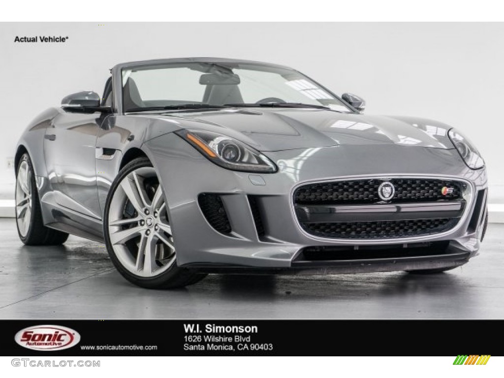 2014 F-TYPE V8 S - Lunar Grey Metallic / Jet photo #1