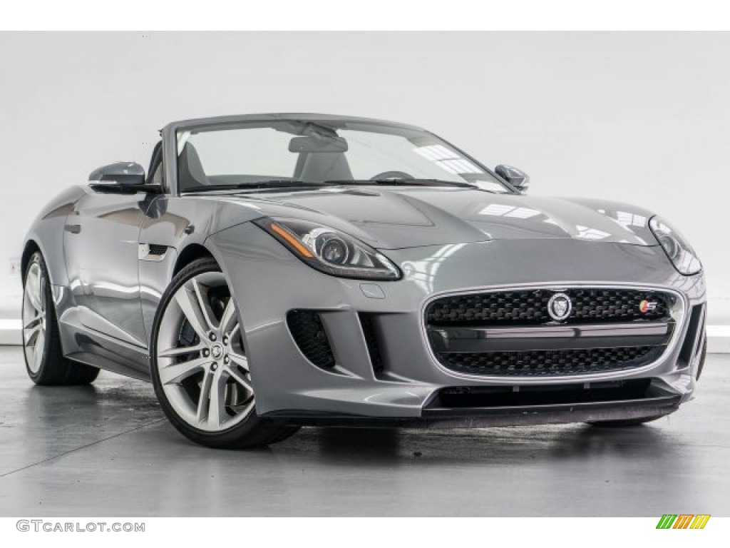 2014 F-TYPE V8 S - Lunar Grey Metallic / Jet photo #12