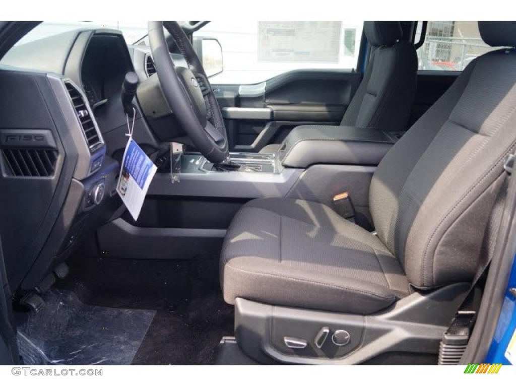2017 F150 XLT SuperCrew 4x4 - Lightning Blue / Black photo #12