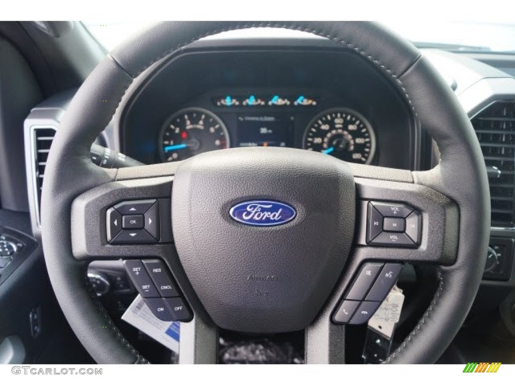 2017 F150 XLT SuperCrew 4x4 - Lightning Blue / Black photo #13