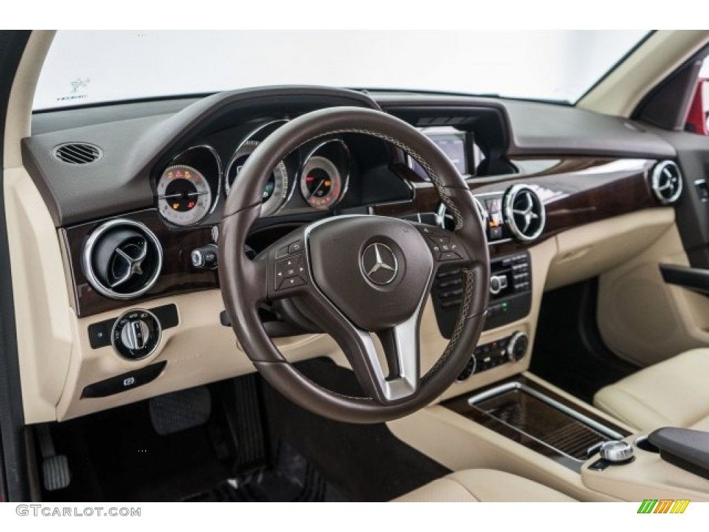 2014 GLK 350 4Matic - Mars Red / Almond Beige/Mocha photo #19