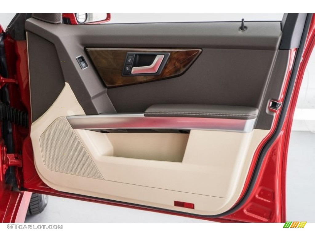 2014 GLK 350 4Matic - Mars Red / Almond Beige/Mocha photo #25