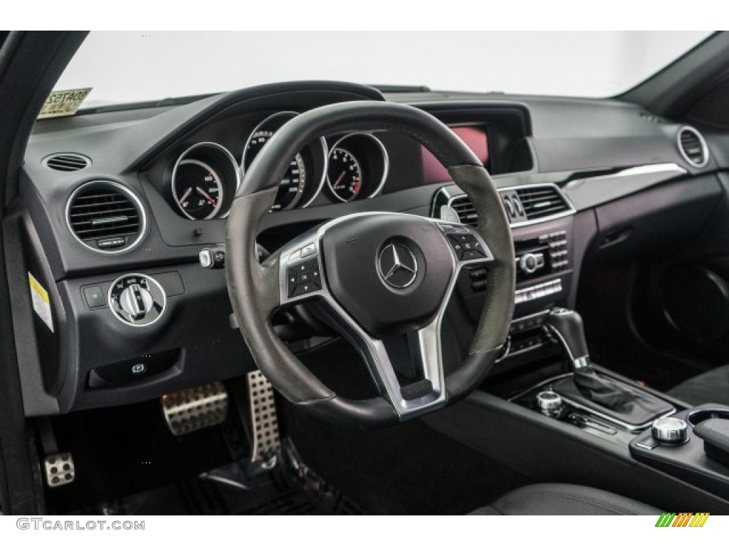 2013 Mercedes-Benz C 63 AMG Black Dashboard Photo #119730700