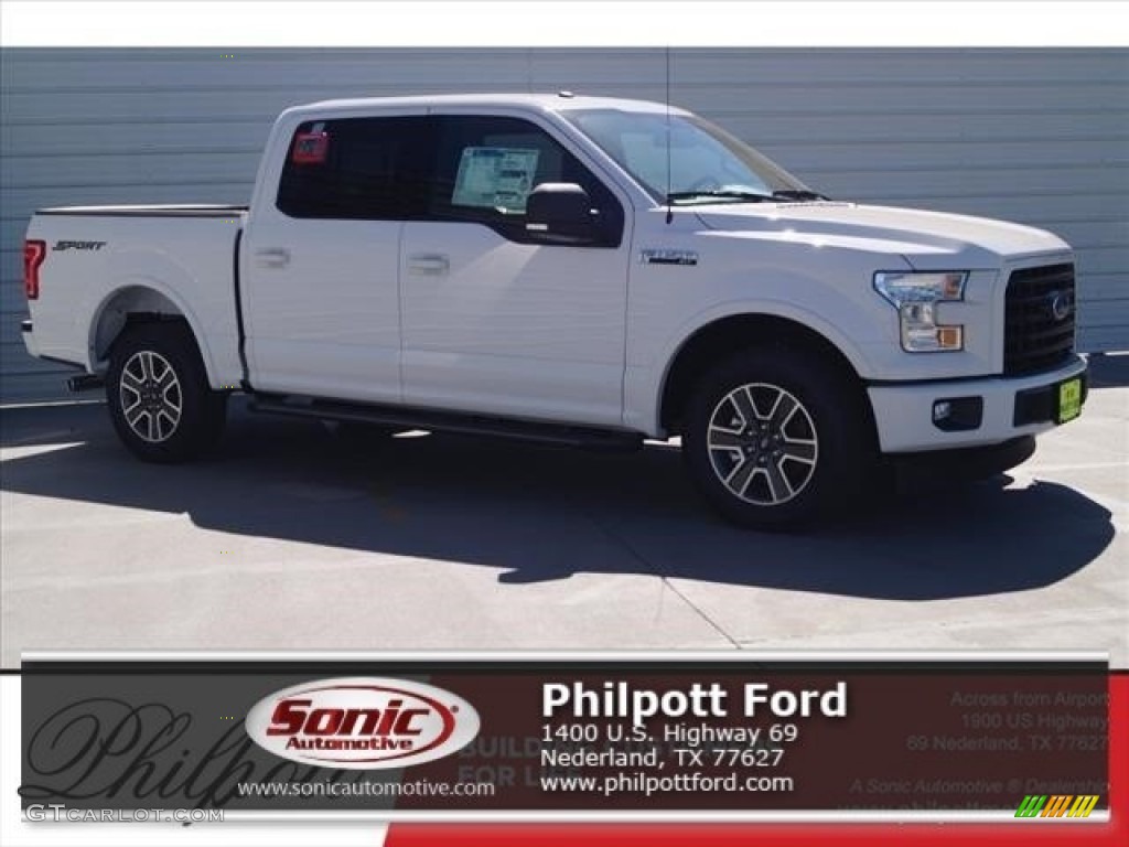 2017 F150 XLT SuperCrew - Oxford White / Black photo #1