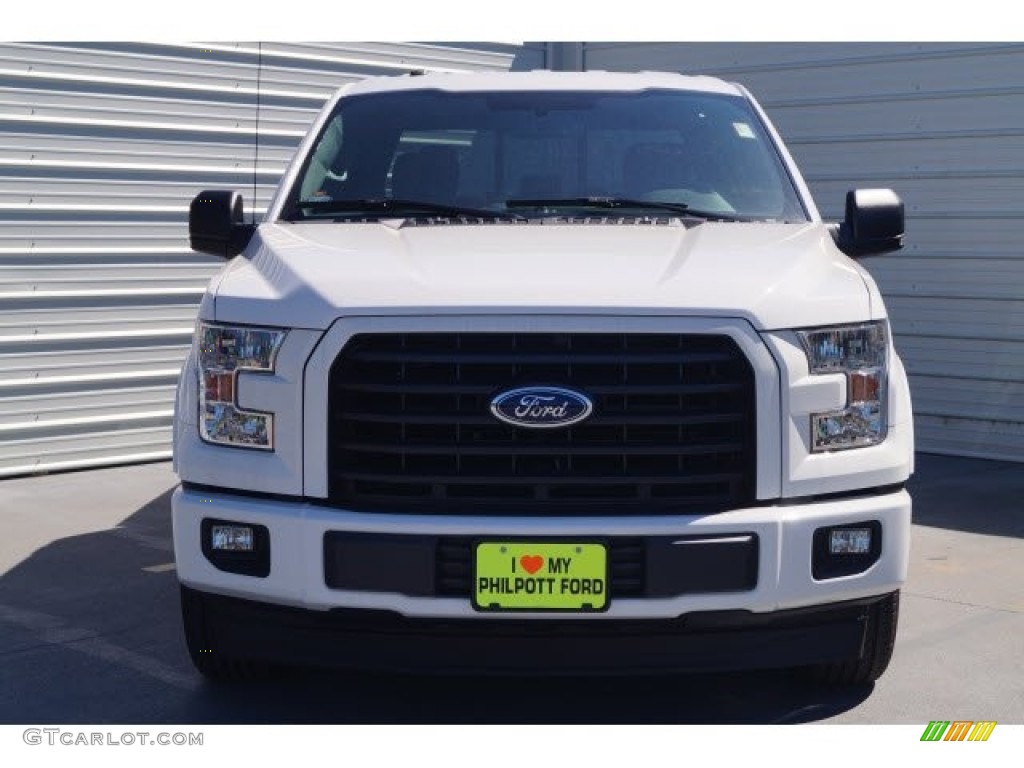 2017 F150 XLT SuperCrew - Oxford White / Black photo #2