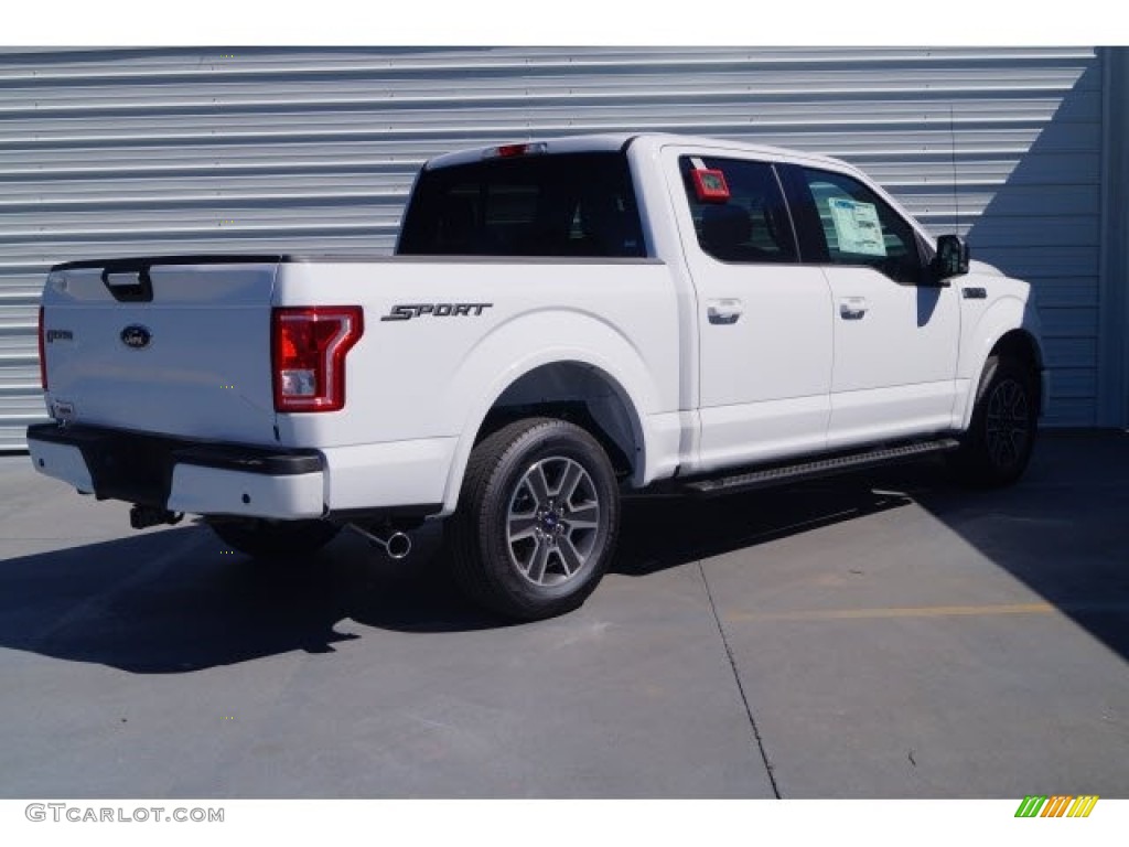 2017 F150 XLT SuperCrew - Oxford White / Black photo #6