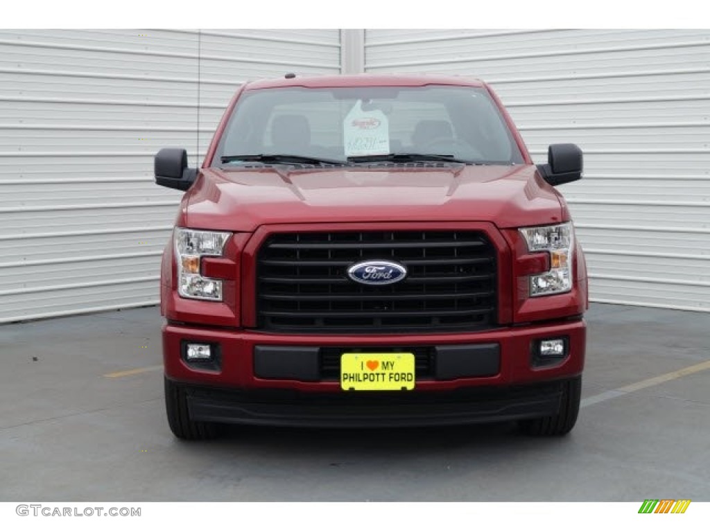 2017 F150 XLT SuperCrew - Ruby Red / Black photo #2