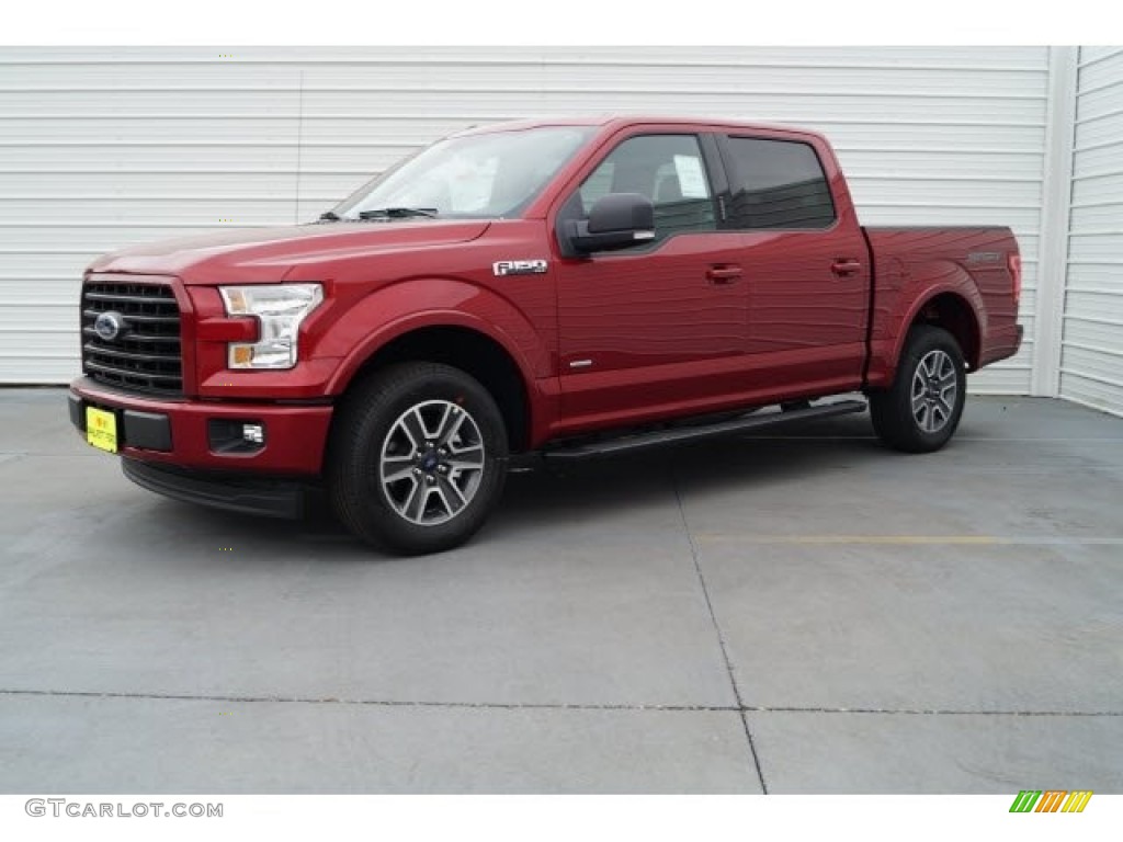 Ruby Red 2017 Ford F150 XLT SuperCrew Exterior Photo #119731723