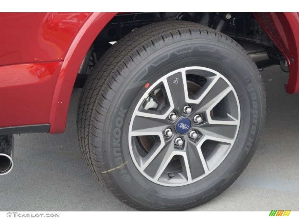 2017 F150 XLT SuperCrew - Ruby Red / Black photo #7