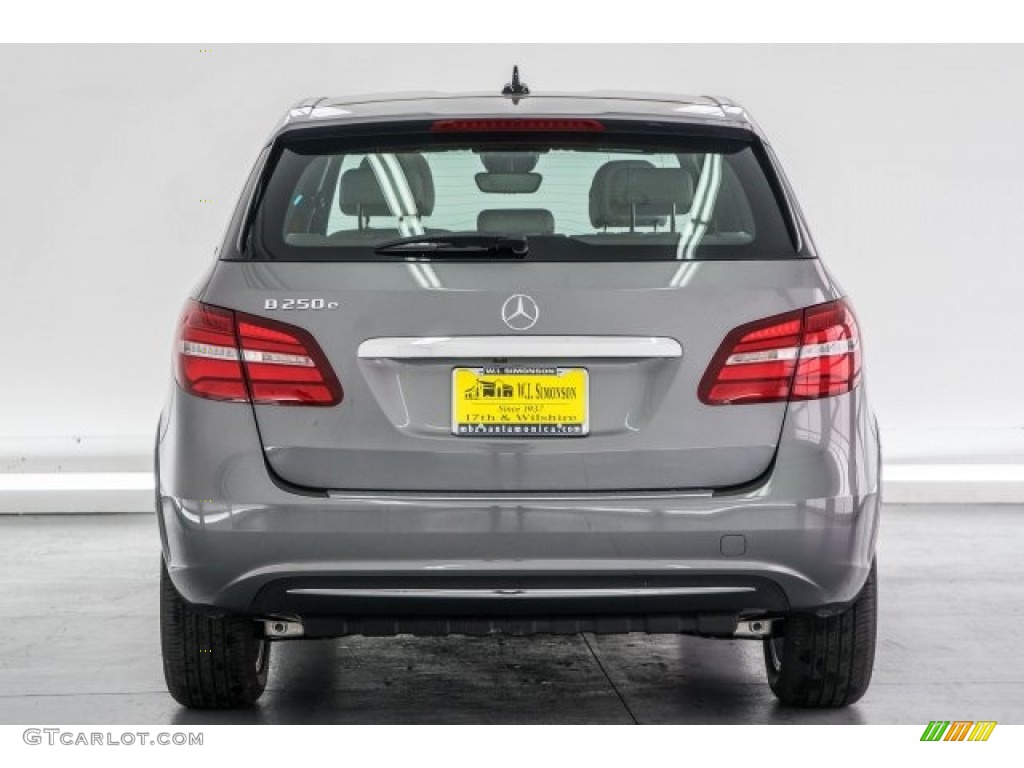 2017 B 250e - Mountain Grey Metallic / Crystal Grey photo #4