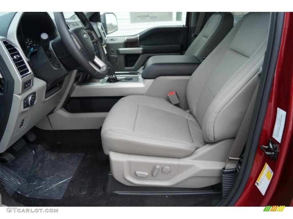 2017 F150 Lariat SuperCrew - Race Red / Earth Gray photo #8