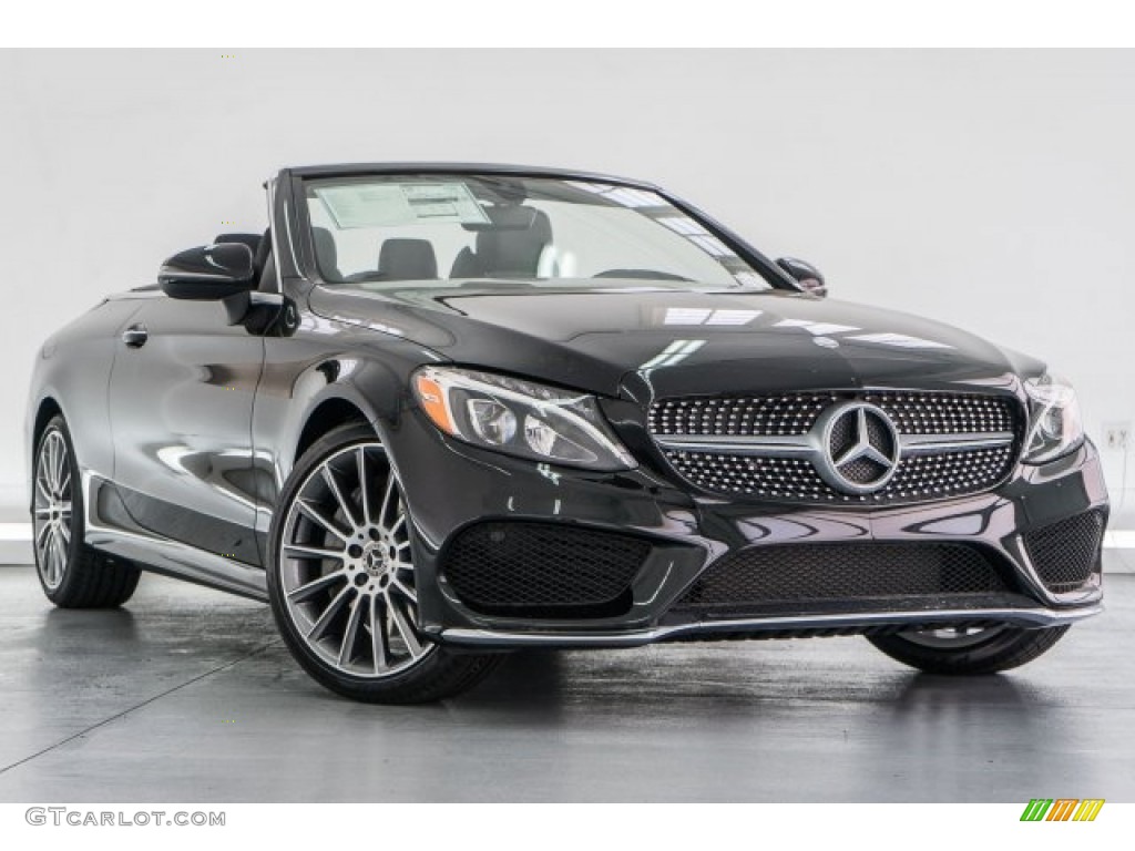 Black 2017 Mercedes-Benz C 300 Cabriolet Exterior Photo #119732899
