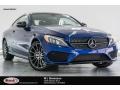 2017 Brilliant Blue Metallic Mercedes-Benz C 300 Coupe  photo #1