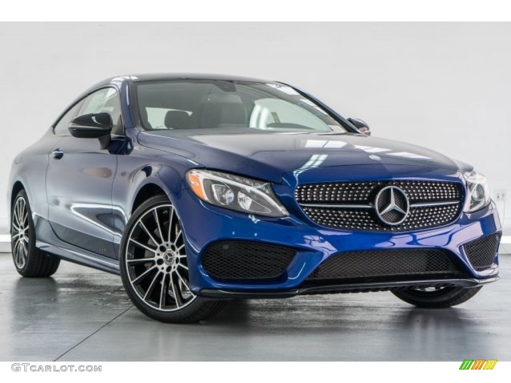 Brilliant Blue Metallic 2017 Mercedes-Benz C 300 Coupe Exterior Photo #119733155